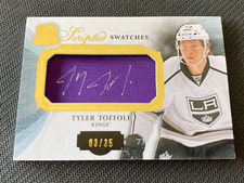 2013-14 UD The Cup Tyler Toffoli Scripted Swatches AUTO 03/35 #SW-TT