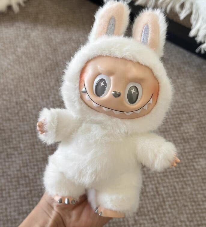海外限定 ZIMOMO ホワイトAngel ふわふわぬいぐるみ POPMART AUTHENTIC ZIMOMO ANGEL IN CLOUDS VINYL PLUSH US