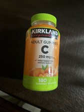Kirkland Signature Vitamin C 250 mg, 180 Adult Gummies, Expires 03/2024