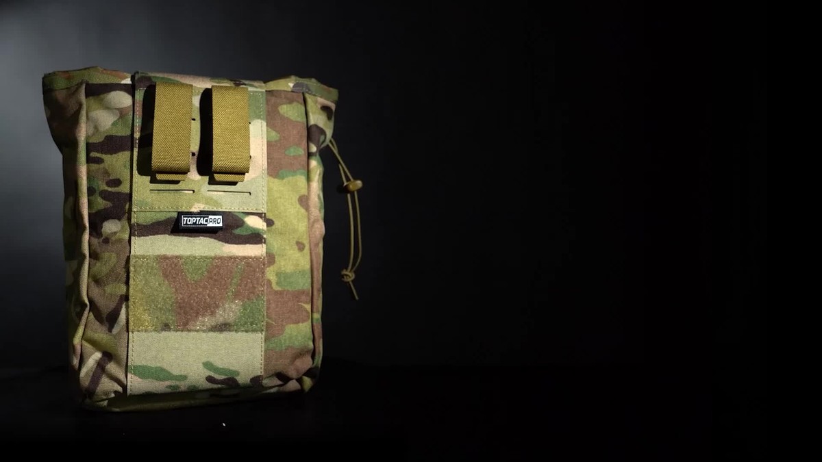 TOPTACPRO Tactical Drop Pouch Airsoft Dump Pouch MOLLE