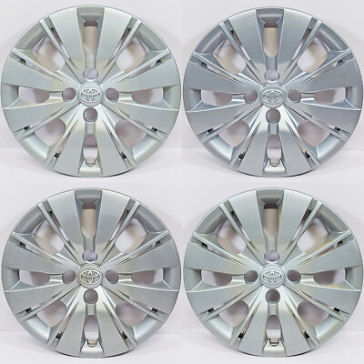 GENUINE TOYOTA YARIS 14" Wheel Trim 6 Spoke Silver X1 2001-2005 - View #7
