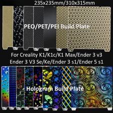 Build Plate K1C Bed Creality Build Plate H1H PEO PEY PEI Sheet 235x235 310x315