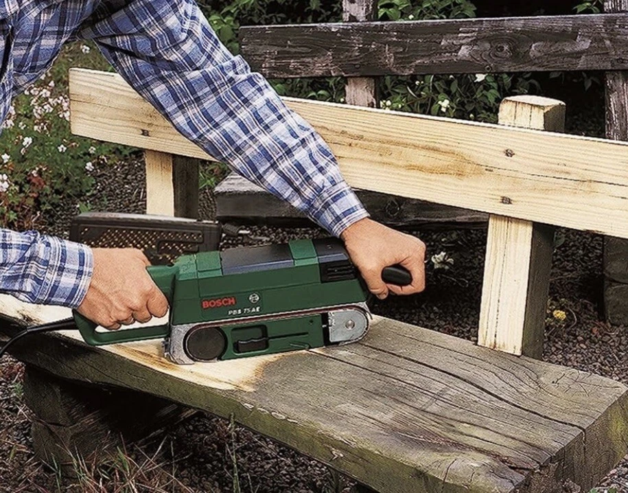 76mm 710W Belt Sander 230V BOSCH HOME AND GARDEN GREEN eBay