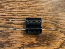 2pc Electrolytic Capacitor Axial 2000hr 105  RoHS 4700uF 25V  18x36mm Supertech