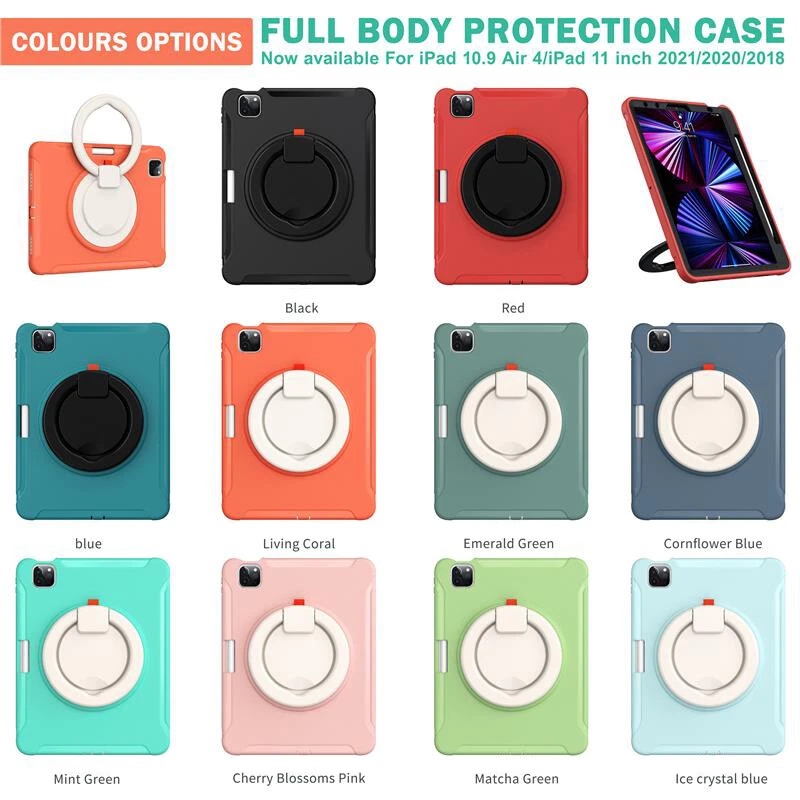 For iPad Case 10.2 9th 7th 8th 10th 10.9 Air 4 5th Mini 6 Shockproof Kids Cover - Image 2 of 4