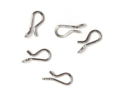 No Knot Fas Snap Medium Fishing Snaps – Quick Change Lure & Jig Hook Connectors (Black)
