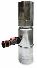  Regensammler Regendieb Fallrohr 100/87/80/76 mm Zink mit Gardena Ans.