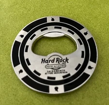Hard Rock Sacramento Casino Chip Bottle Opener Magnet New