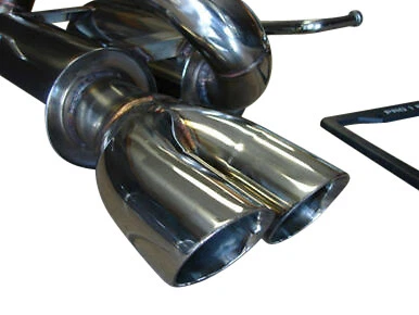 Sistemas de escape eje trasero puntas cuádruples mercedes-benz r171 slk280 slk350 05-11 Foto 3 de 4