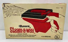 Vintage 1970 Ronco Portable Steam-A-Way SteamAway USA Steamer Steam Cleaner NIB