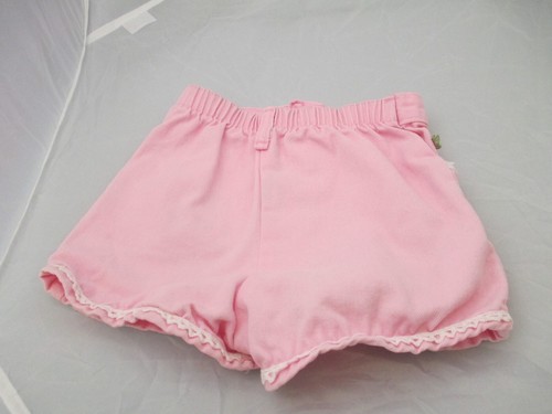 Vintage Little Girls Pink Shorts USA Made Sz 6 Cotton - Picture 5 of 9