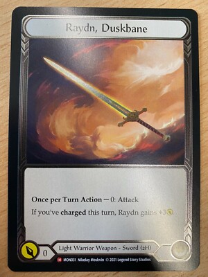 Raydn, Duskbane (MON031) First Edition Cold Foil (Monarch) Flesh