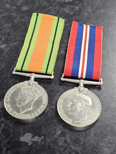 Pair Of Medals Military WW2