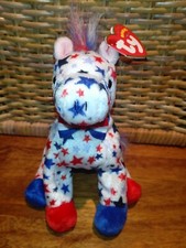 Ty Beanie Babies-  'LEFTY 2004' Donkey (with Tag) **RARE/DEFAULT**