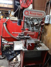 Accu-turn Drum Rotor Brake Lathe With Stand Many Adapters. Very Lightly Used