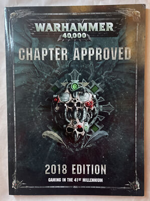 WARHAMMER 40K Chapter Approved 2018 Edition Softcover Citadel Games Workshop.