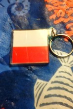Poland flag keychain