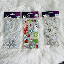Winter Themed Scrapbooking Stickers