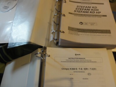 SCM GROUP Binder Manual Technical data User Guide Olympic K30 Stefani KDR Machin