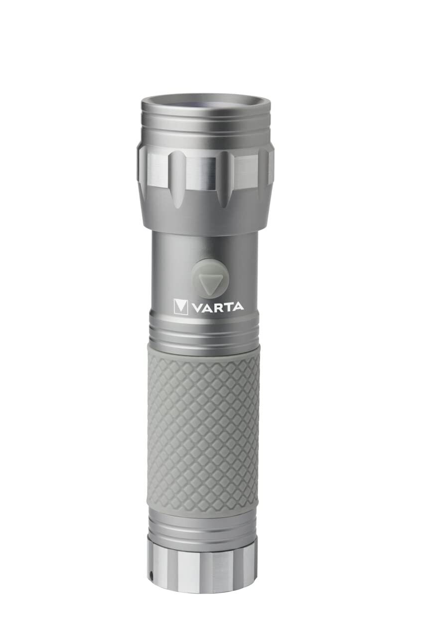 Torch Varta Uv Lamp Grey Aluminium NUOVO