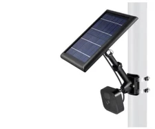 Wasserstein 2-in-1 Universal Pole Mount For Security Cameras and Solar - Black