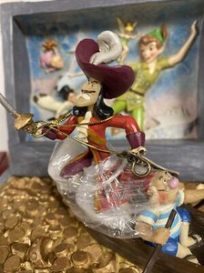 Jim Shore Peter Pan Treasure Chest Captain Hook TInkerbell New SMEE BOAT SKull | eBay