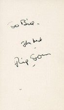 Rip Torn- Signed Index Card