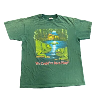 【激レアヴィンテージ】Budweiser 3 FrogsTシャツ Lサイズ90s Vintage 90s Budweiser Shirt Could've Been Huge Lizards 1997