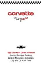 1980 Chevrolet Corvette Owner's Manual