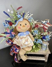 patriotic Centerpiece Decor, Four Of July Decor, American Centerpiece Decor