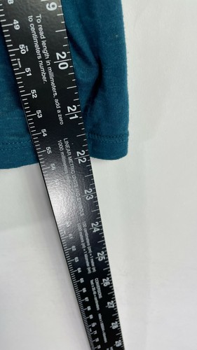 Earth Yoga Size S Shirt Long Sleeve Meditation Tee Organic Cotton Green - 第 4/8 張圖片