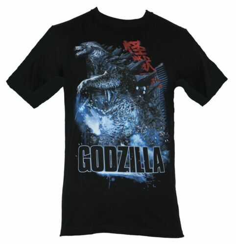 Godzilla T Shirt XL Blue Double Sided NWT Japanese Amazing Godzilla T Shirt XL Blue Double Sided NWT Japanese Amazing