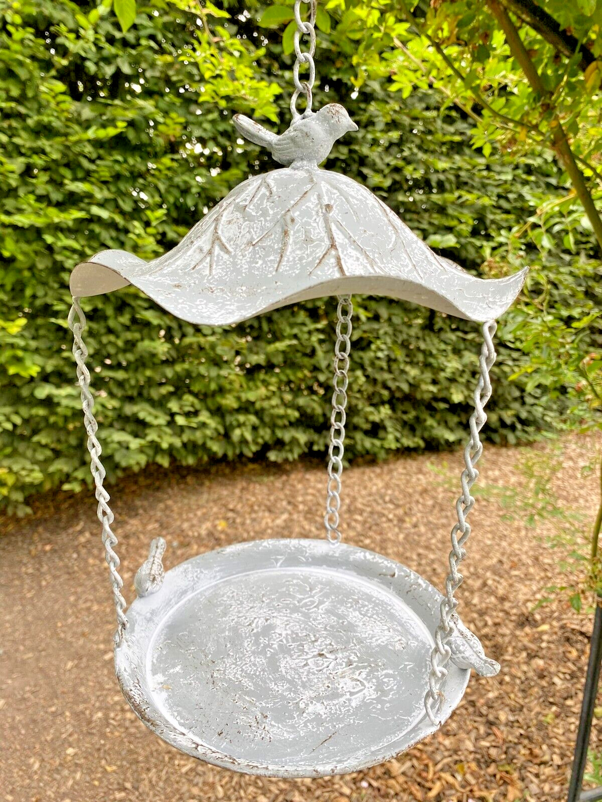 Garden Bird Feeder Ornament Hanging Outdoor Decor