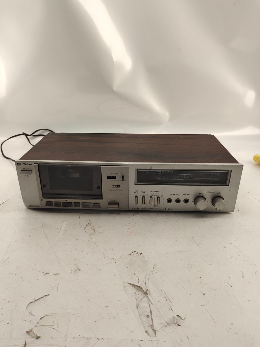Hitachi - Model D-E25 Stereo Cassette Tape Deck Audio Stereo | eBay