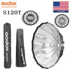 US Godox S120T 47''/120cm Quick Release Stroble Flash Umbrella Softbox For SK400