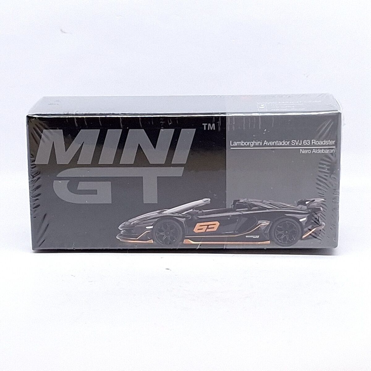 MINI GT 803 Lamborghini Aventador SVJ 63 Roadster Nero MINI GT 803 Lamborghini Aventador SVJ 63 Roadster Nero
