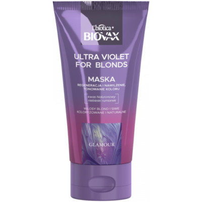 BIOVAX GLAMOUR ULTRA VIOLET FOR BLONDS MASK