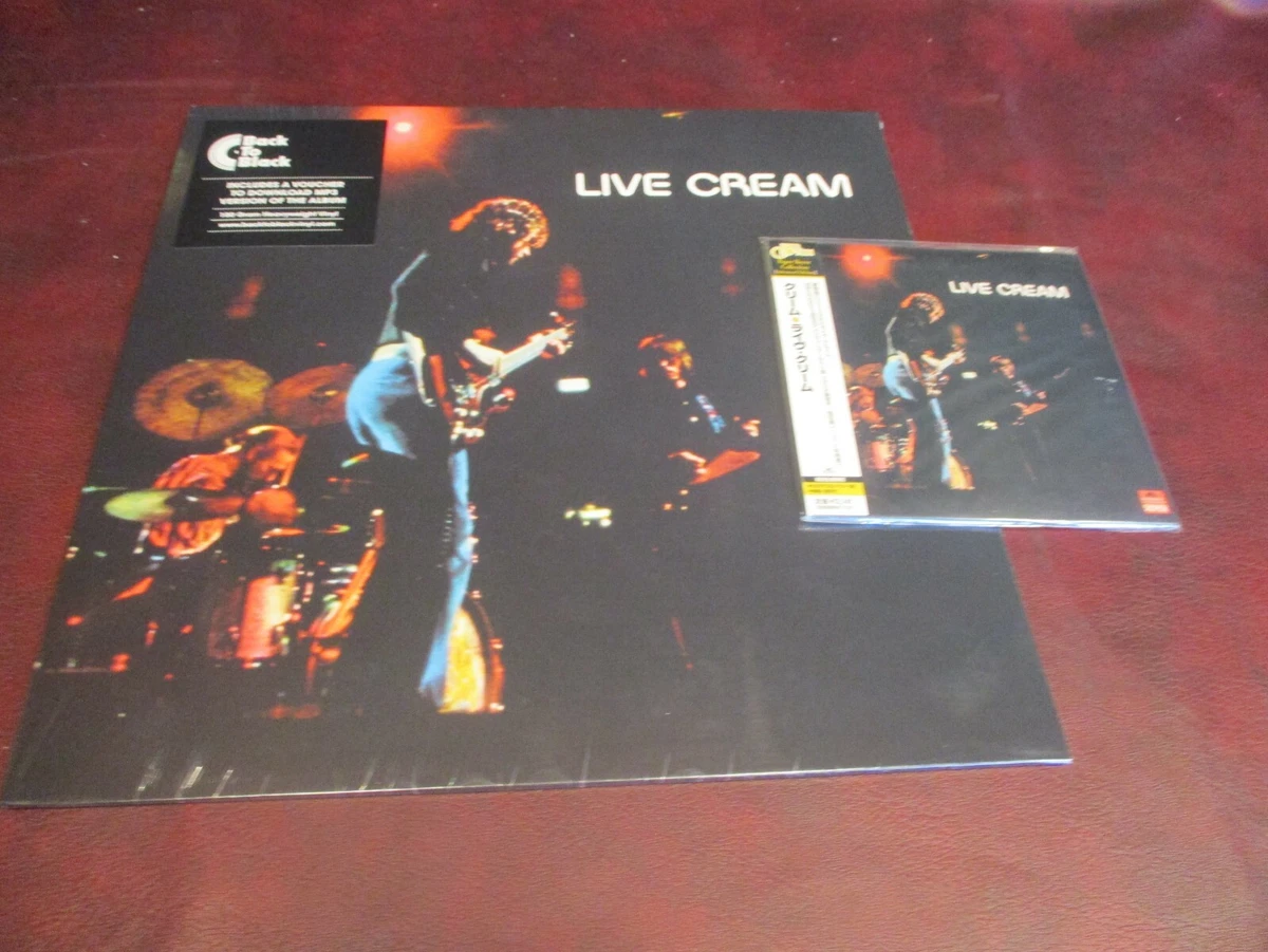 CREAM LIVE ORIGINAL 2001 SERIES Japan OBI Replica CD + 180 GRAM LIMITED EDITION