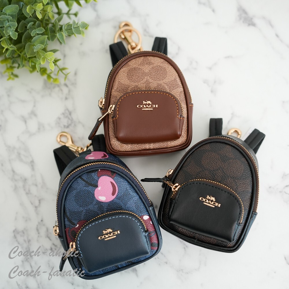NWT Coach CX066 CZ086 Mini Court Backpack Bag Charm | eBay