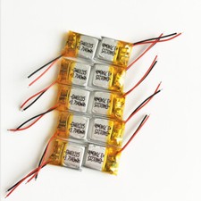 10 PCS 3.7V 40mAh Li-Po Polymer Rechargeable Battery For MP3 Bluetooth 401215