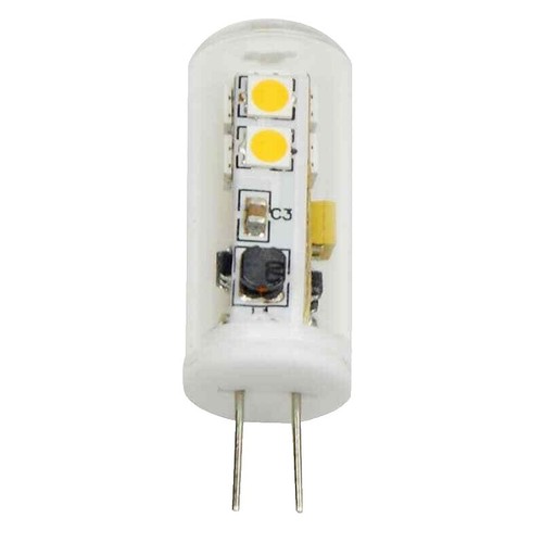 I-SHUNFA G4 LED Bulb – 1.3W 150 Lumens, 120V AC, 14 SMD 2835 LEDs, 360° Beam, Warm White, Replaces 10-20W Halogen, Bi-Pin Base