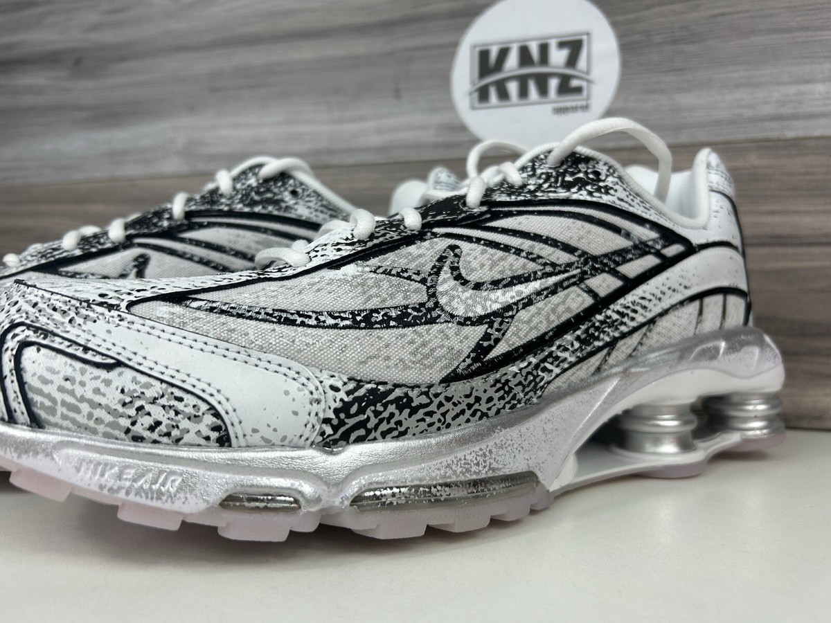 Nike Shox スニーカー Nike Shox Ride 2 White Metallic Black Sneakers IB8174 100 NEW