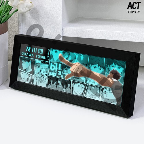 Haikyuu!! Decorate Anime Laser Picture Frame Rahmen Cospaly Cartoon Fine Gift - Picture 11 of 20