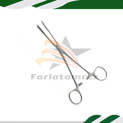 Rampley Sponge Holding Cotton Swab Forcep Straight Stainless Steel Non ...