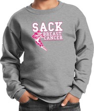 Buy Cool Shirts Kids Breast Cancer Sweatshirt Sack Cancer