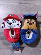 Paw Patrol Slippers Toddler Boys Girls 7-8 Chase Marshall House Shoes Kids