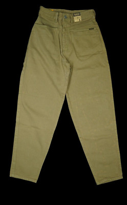 Edwin Louisiana Damen Jeans Hose Karotte 80er 90er legendär 34 W26 L28 Beige NEU