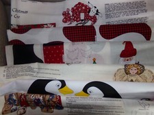 CHRISTMAS DOLLS winter HOLIDAY PANEL Cotton QUILT Fabric U-PICK READ for info
