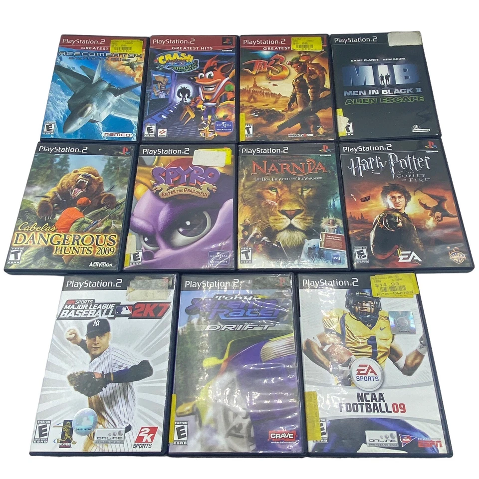 11 Game PS2 Adventure, Action, Racing, Sports Jak 3, Spyro, Crash, Narnia - Image 3 of 4