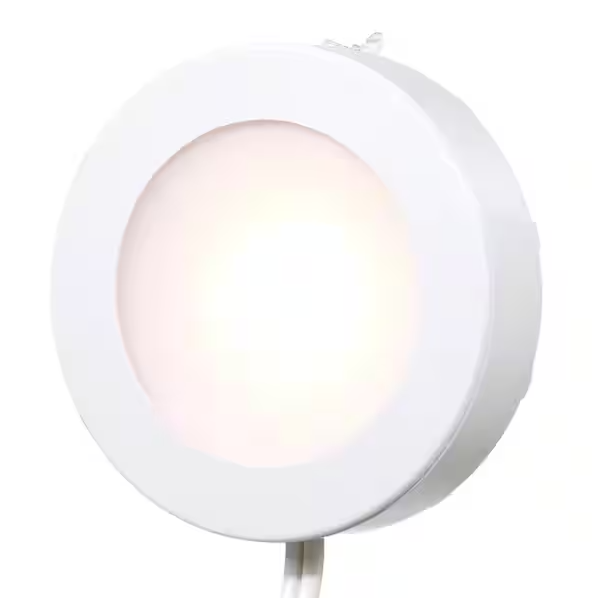 Commercial Electric 5Light PlugIn LED White Puck Light Kit eBay
